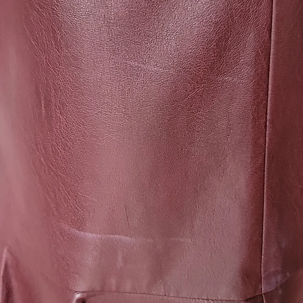 BCBGMaxAzria Sheridan Faux Leather Dress, Size Small, Color Royal Port